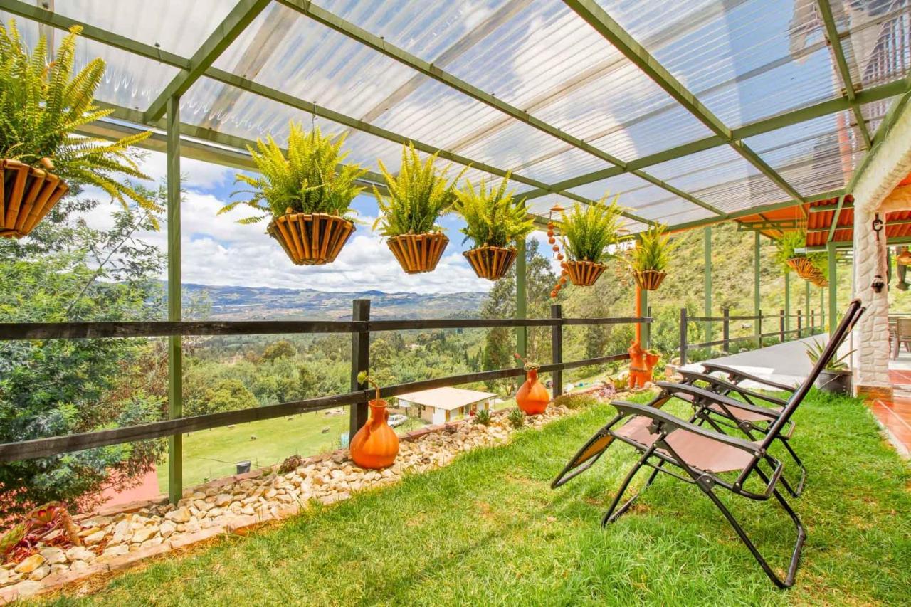 Cabana Tipo Glamping Savieza Life Experience Nemocon Exteriér fotografie