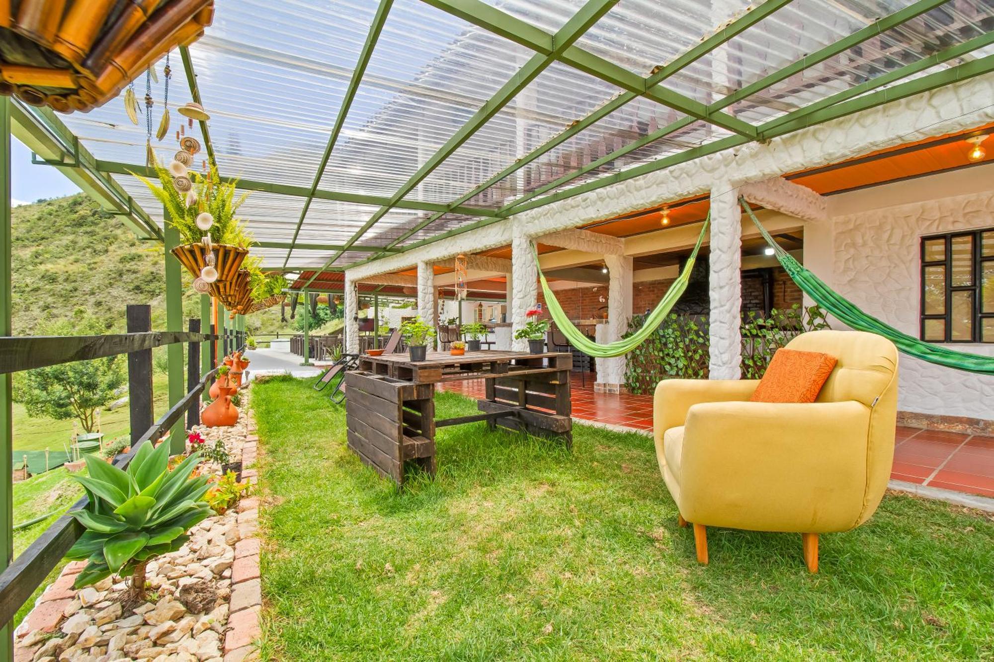 Cabana Tipo Glamping Savieza Life Experience Nemocon Exteriér fotografie