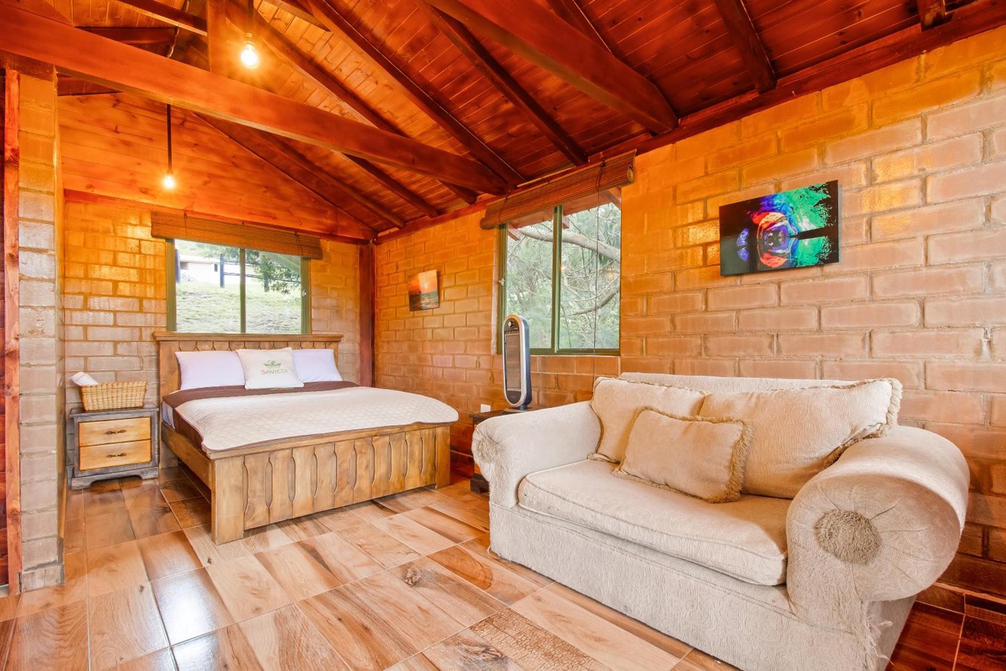 Cabana Tipo Glamping Savieza Life Experience Nemocon Exteriér fotografie